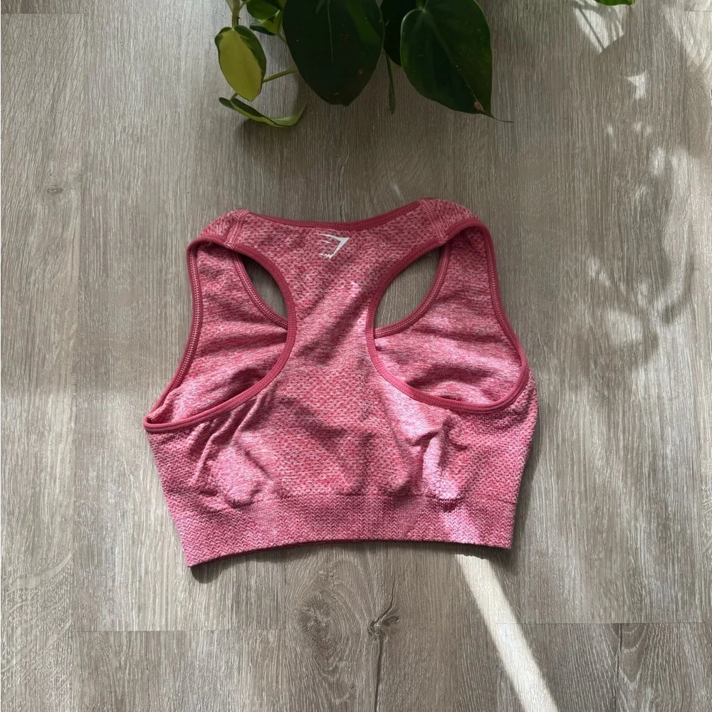 Gymshark Vital Seamless Sports Bra Coral Marl